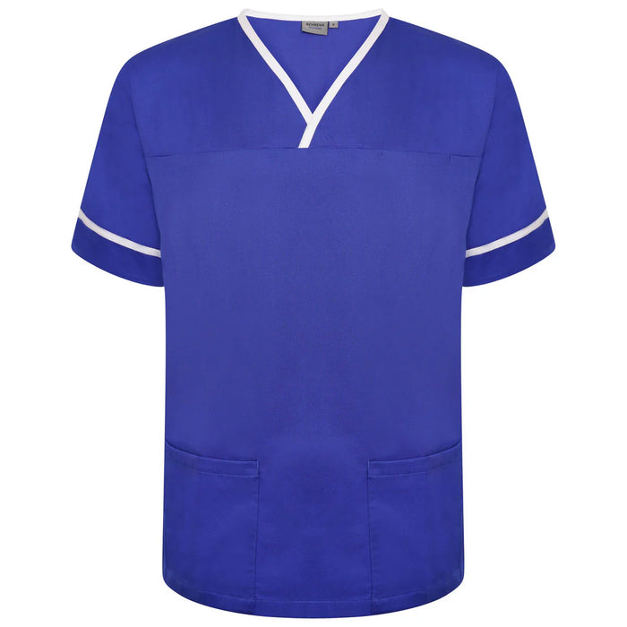 Contrast Trim Smart Scrub Top-RWT