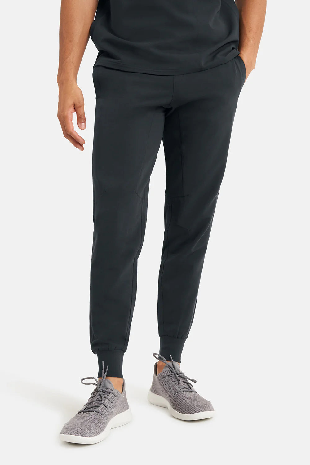 Soft Black Maxwell Scrub Jogger - Beh-4953