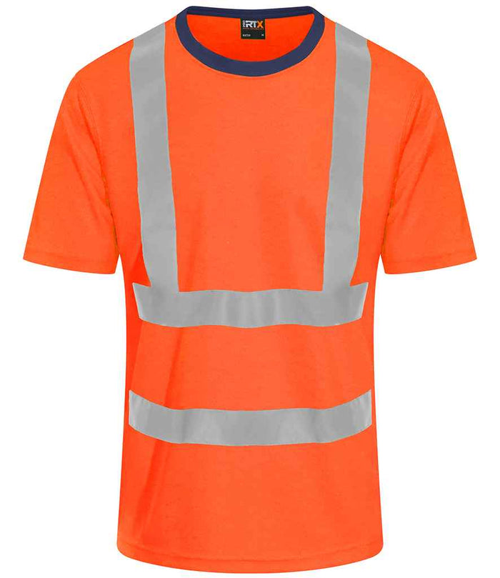 Pro RTX High Visibility T-Shirt | Orange/Navy - Eg Clothing UK