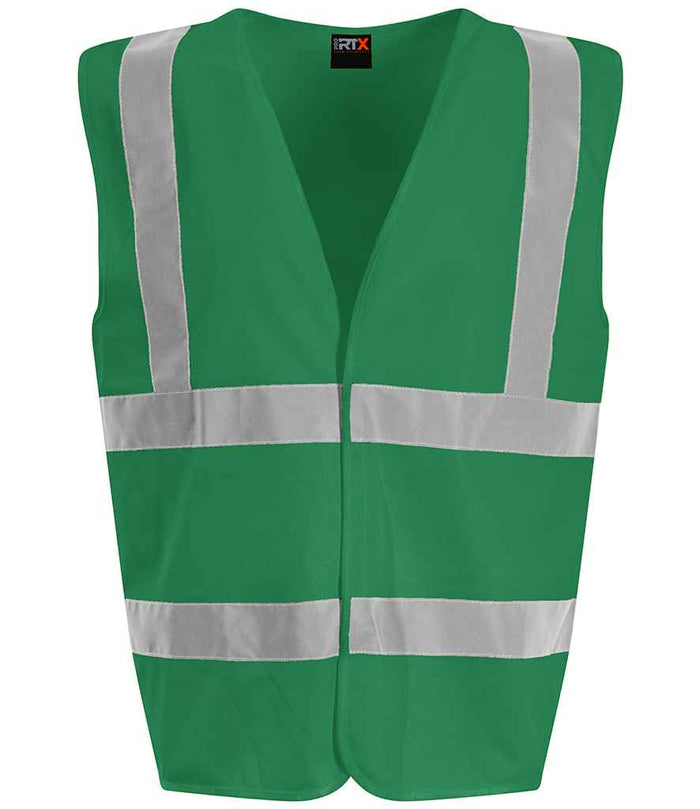 Pro RTX High Visibility Waistcoat | Kelly Green - Eg Clothing UK