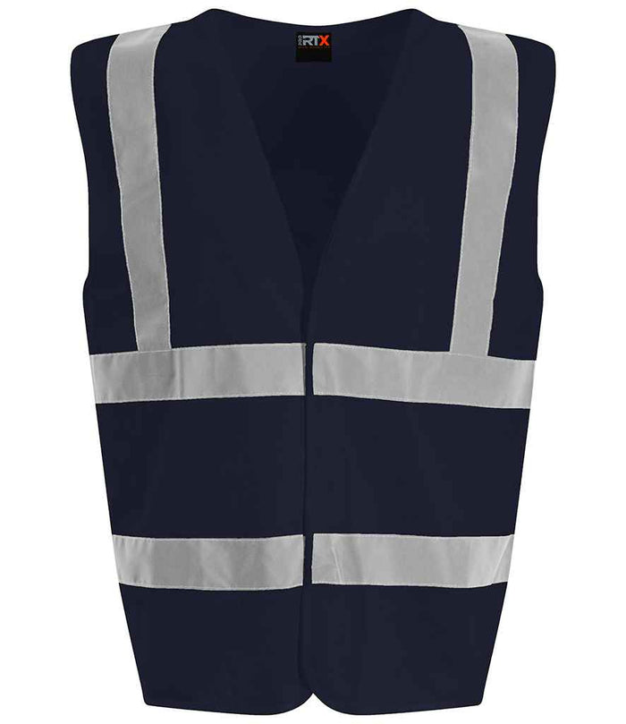 Pro RTX High Visibility Waistcoat | Navy - Eg Clothing UK