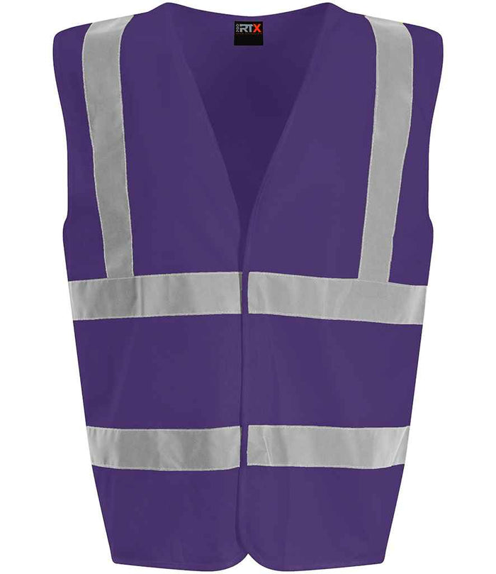 Pro RTX High Visibility Waistcoat | Purple - Eg Clothing UK