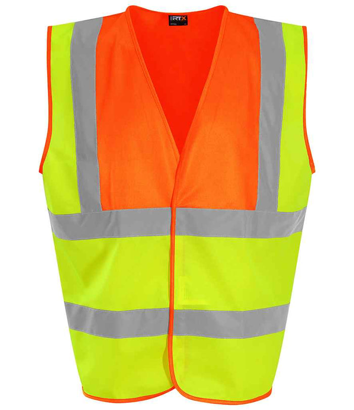 Pro RTX High Visibility Waistcoat | Yellow/Orange - Eg Clothing UK