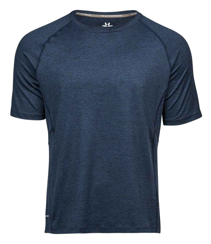 Tee Jays CoolDry™ T - Shirt | Navy Melange - Eg Clothing UK