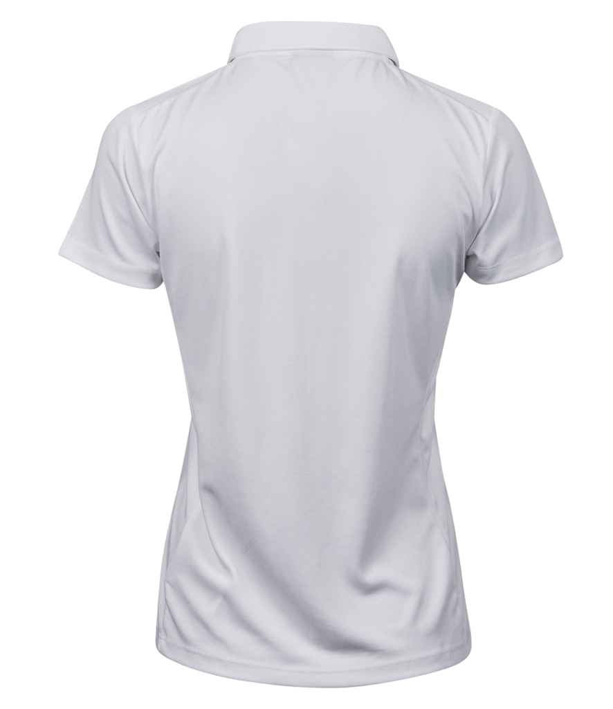 Tee Jays Ladies Luxury Sport Polo Shirt | White - Eg Clothing UK