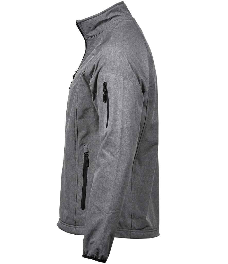 Tee Jays Lightweight Performance Soft Shell Jacket | Grey Melange - Eg Clothing UK