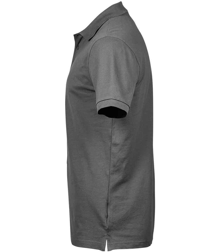 Tee Jays Luxury Stretch Piqué Polo Shirt | Powder Grey - Eg Clothing UK
