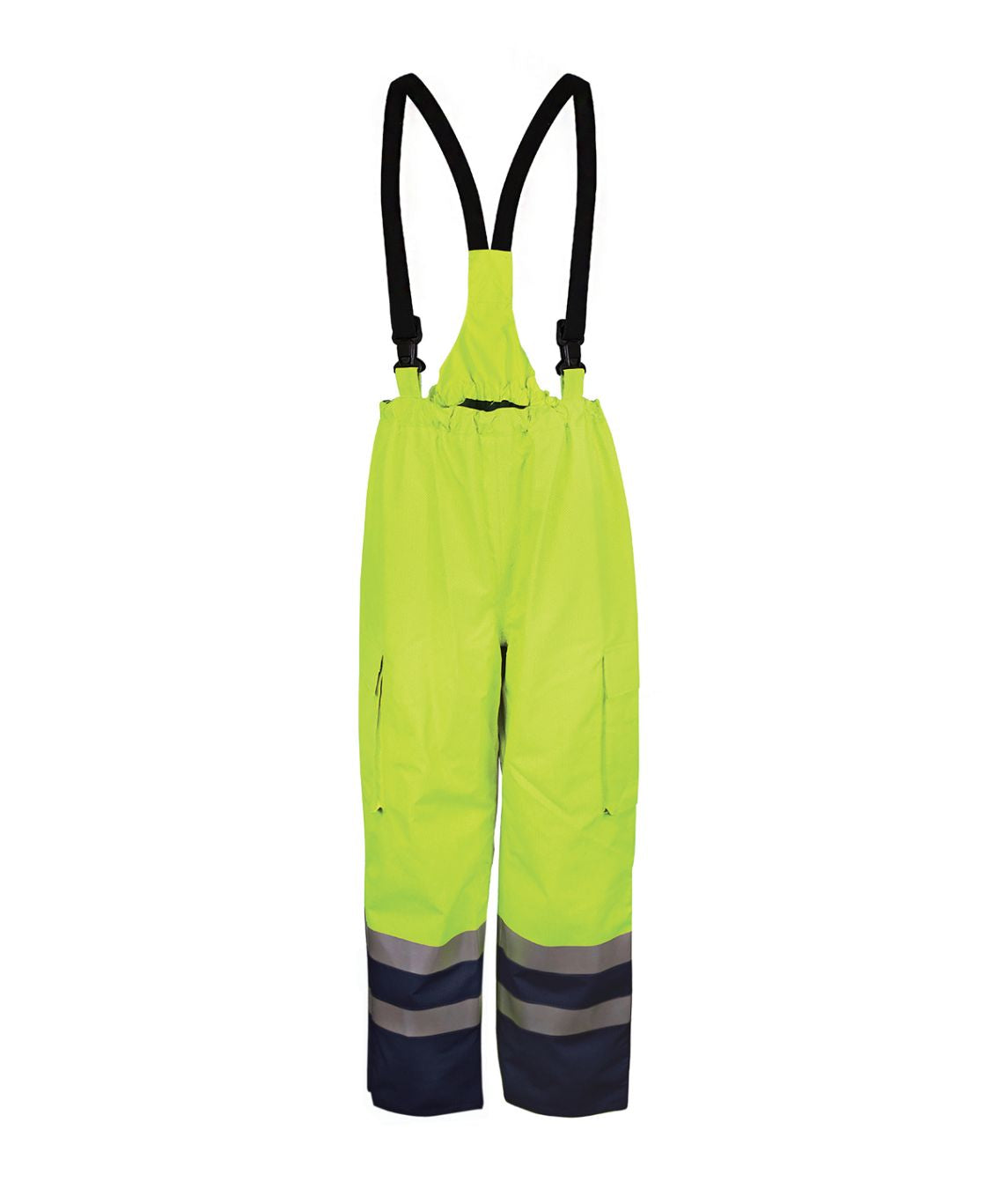 Altitude Arc Two-Tone Hi-Vis Salopettes Gore-Tex Ebro 2-layer shell hi-vis lower leg bands adjustable shoulder braces zip ankles