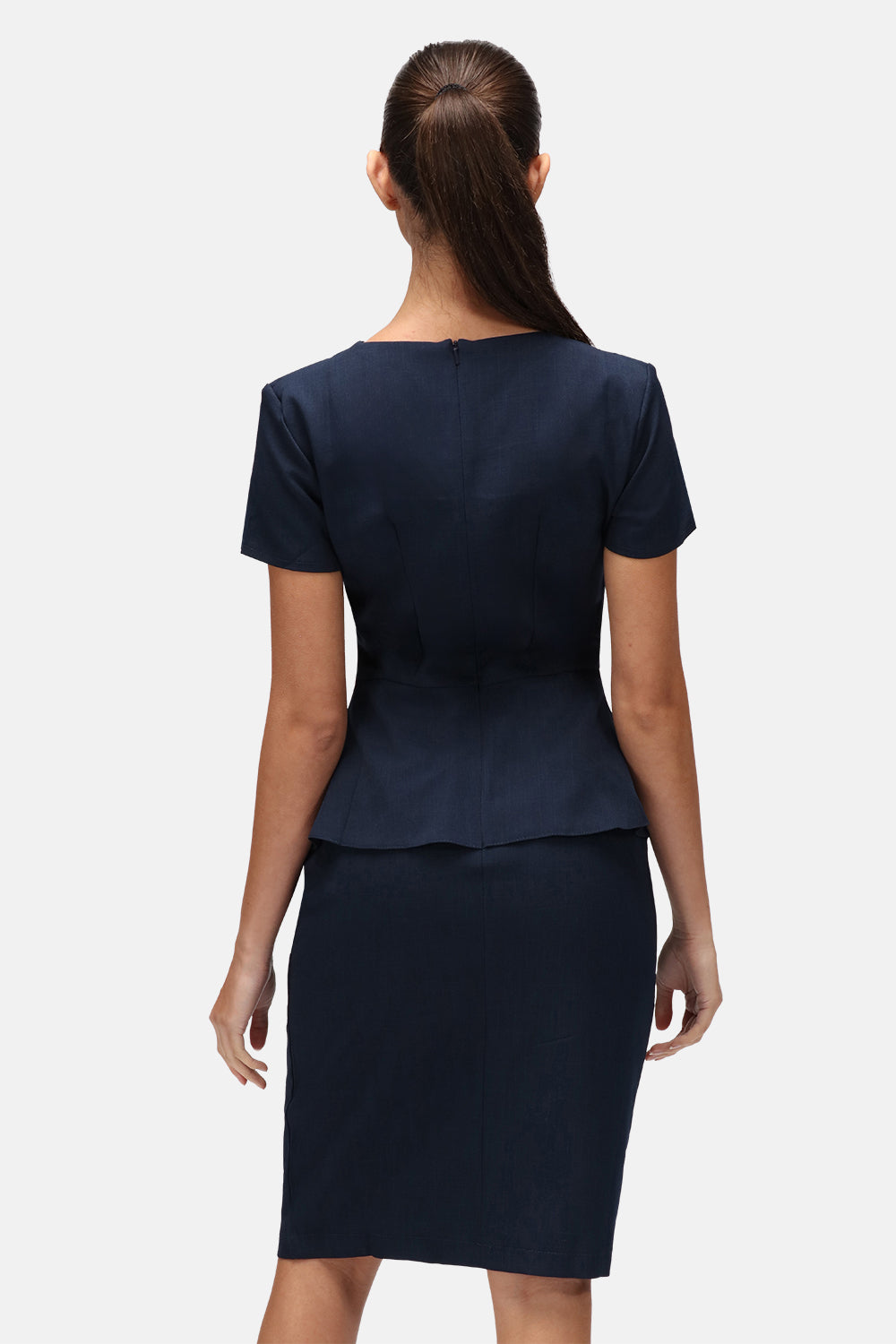 La Beeby Coco Polyester Peplum Dress