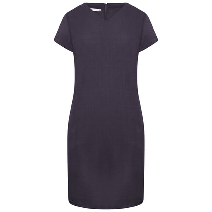 La Beeby Maya Polyester Dress Notch Sleeves
