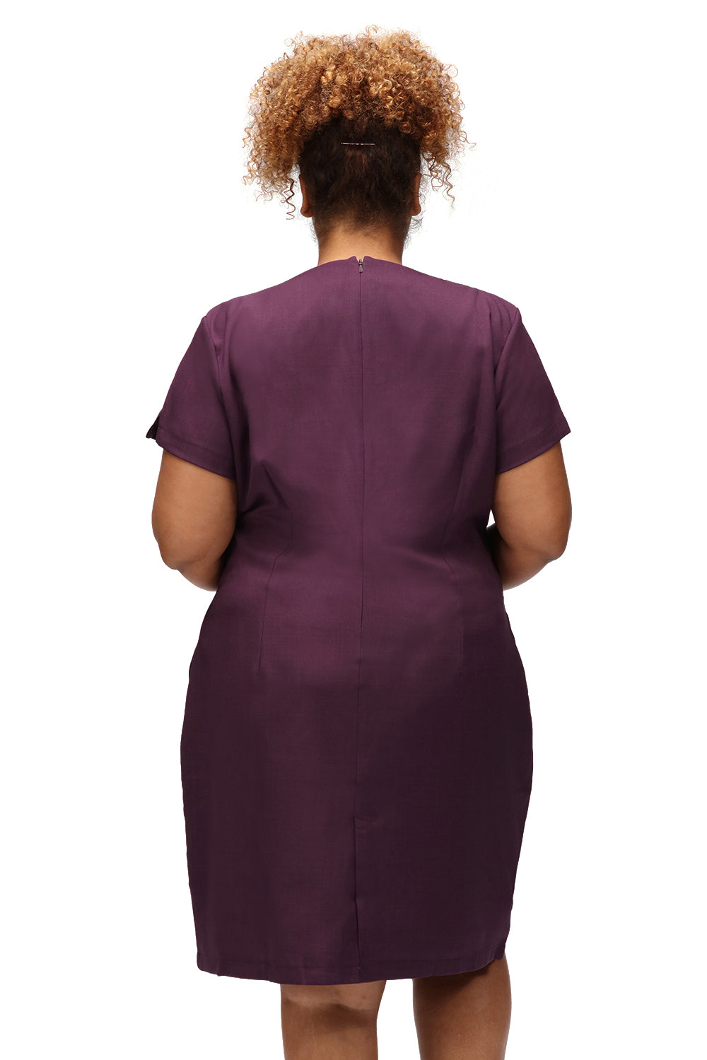 La Beeby Maya Polyester Dress Notch Sleeves