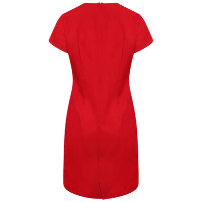 La Beeby Maya Polyester Dress Notch Sleeves