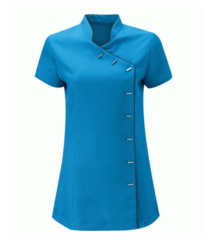 Beauty Tunic Contrast Trim | Teal/Black - Eg Clothing UK