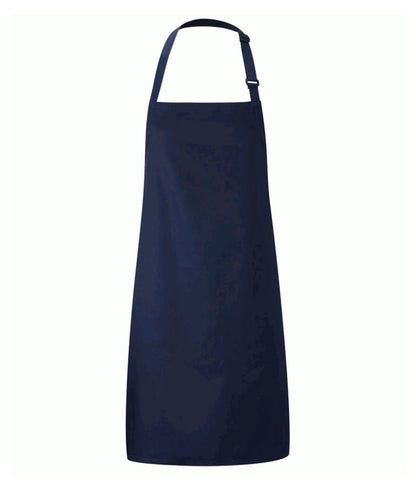Bib Apron Unisex Solid Colours  | Navy - Eg Clothing UK