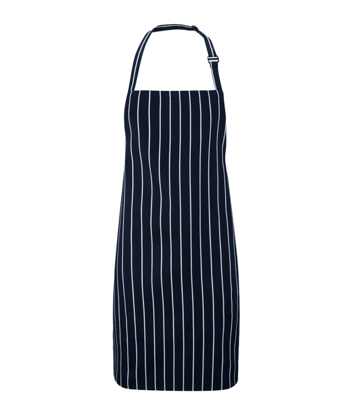 Bib Apron Unisex Striped Apron  | Navy/White Stripes - Eg Clothing UK