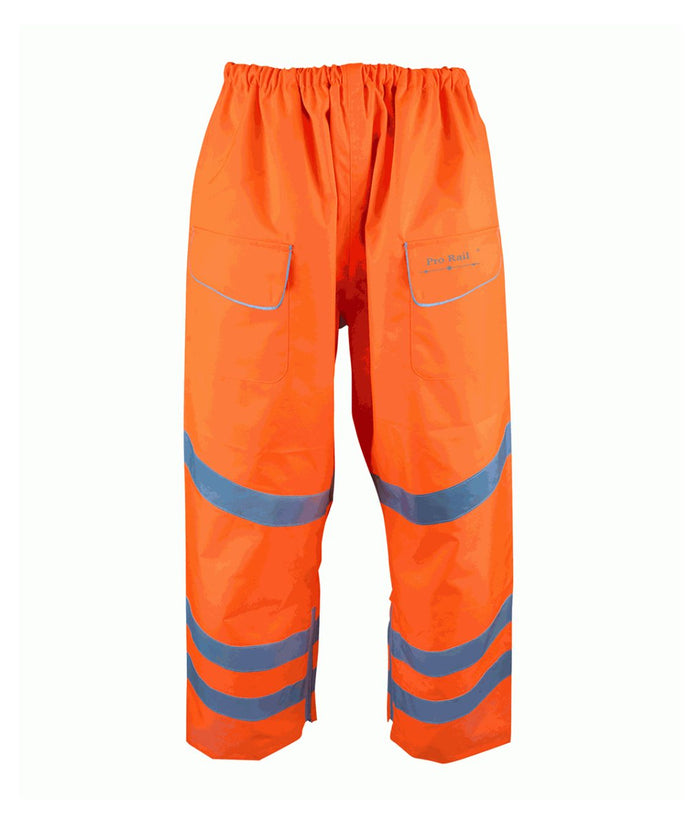 Bolster Waterproof Combat Style Over Trouser | Orange - Eg Clothing UK