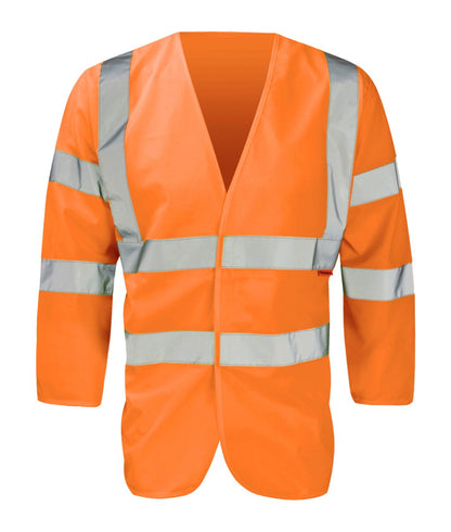 Bracer Orange 3/4 Length Sleeve Jerkin | Orange - Eg Clothing UK