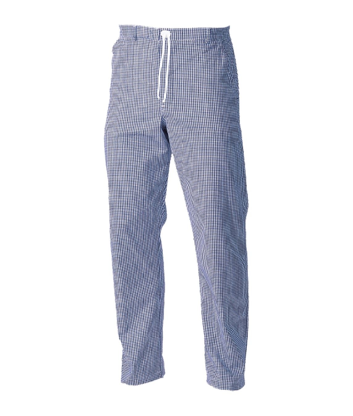 Chef's Trousers Unisex | Blue Check - Eg Clothing UK