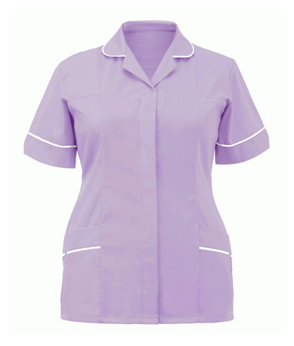 Classic Tunic Ladies Multi-Colour 2 | Lilac/White - Eg Clothing UK