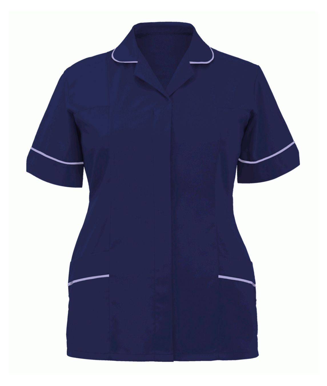 Classic Tunic Ladies Multi-Colour | Navy/Lilac - Eg Clothing UK
