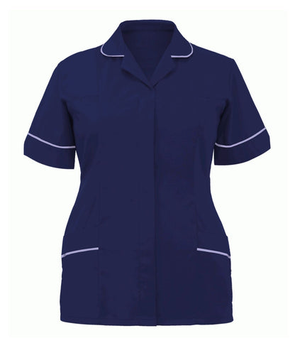 Classic Tunic Ladies Multi-Colour | Navy/Lilac - Eg Clothing UK