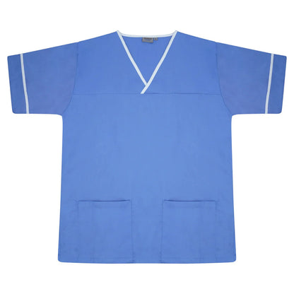 Contrast Trim Smart Scrub Top-MBWT