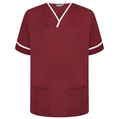 Contrast Trim Smart Scrub Top-MWT