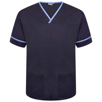 Contrast Trim Smart Scrub Top-NHBT