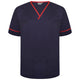 Navy/Red Trim
