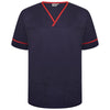 Navy/Red Trim