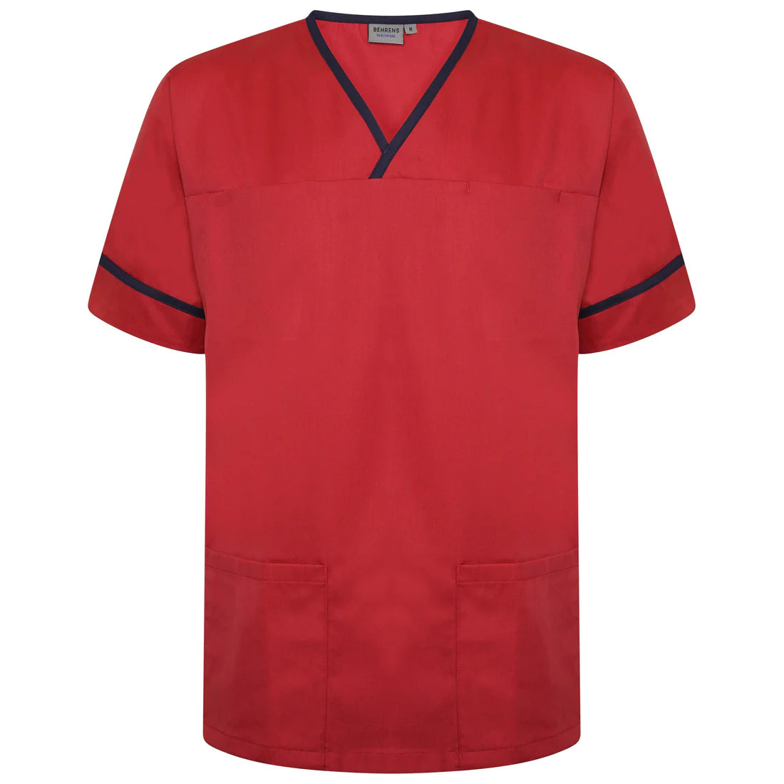 Contrast Trim Smart Scrub Top-RNT