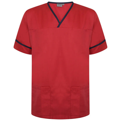 Contrast Trim Smart Scrub Top-RNT
