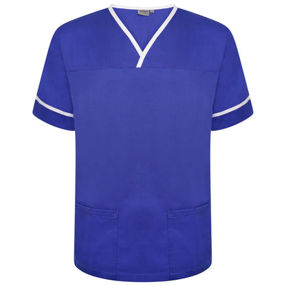 Contrast Trim Smart Scrub Top-RWT