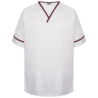 Contrast Trim Smart Scrub Top-WMT
