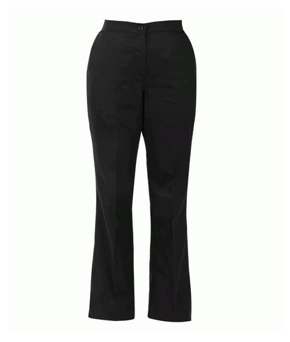 Ladies Trousers Boot Leg | Black - Eg Clothing UK