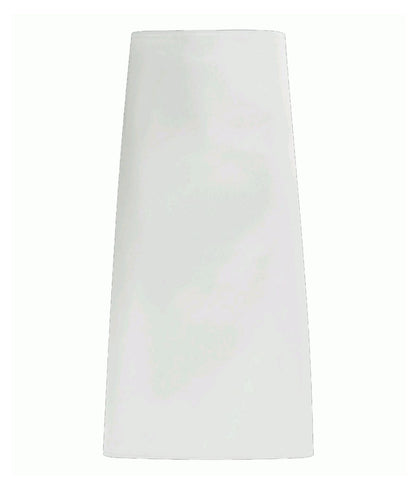Long Apron Unisex With No Pocket | White - Eg Clothing UK