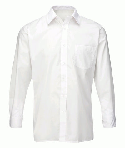 Men's Deluxe Long Sleeve Shirt - White