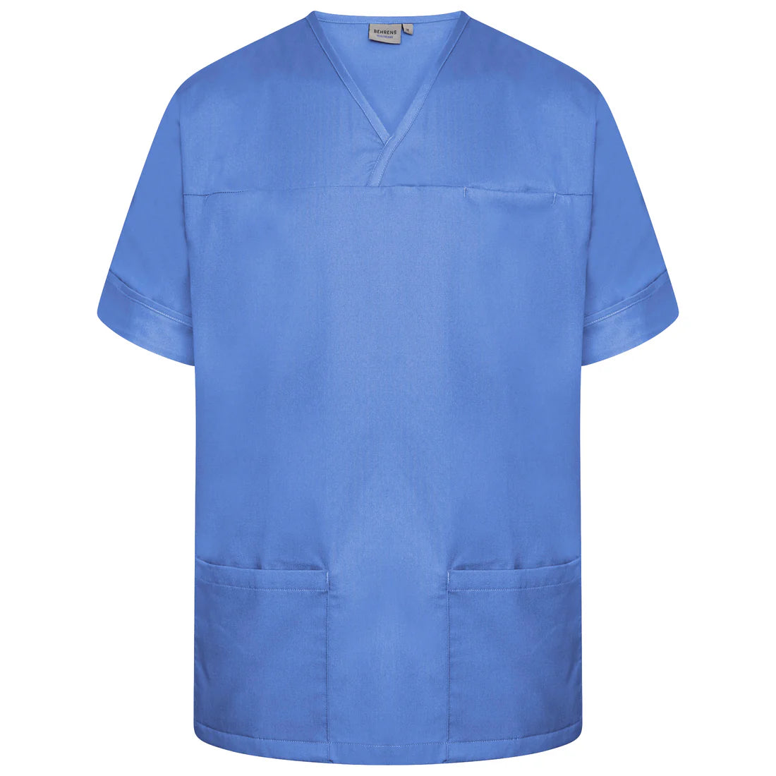 Metro Blue Plain Smart Scrub Top