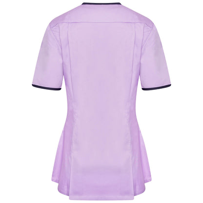 Behrens Asymmetrical Ladies Tunic with asymmetrical neckline princess seams waterproof breast pocket concealed zip