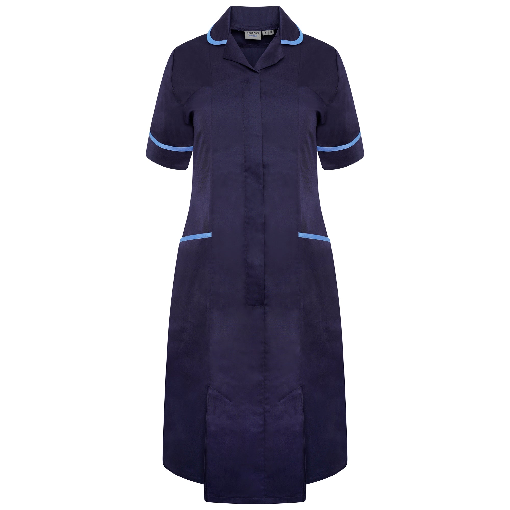 Behrens Ladies Dress With Round Collar Tall - 2