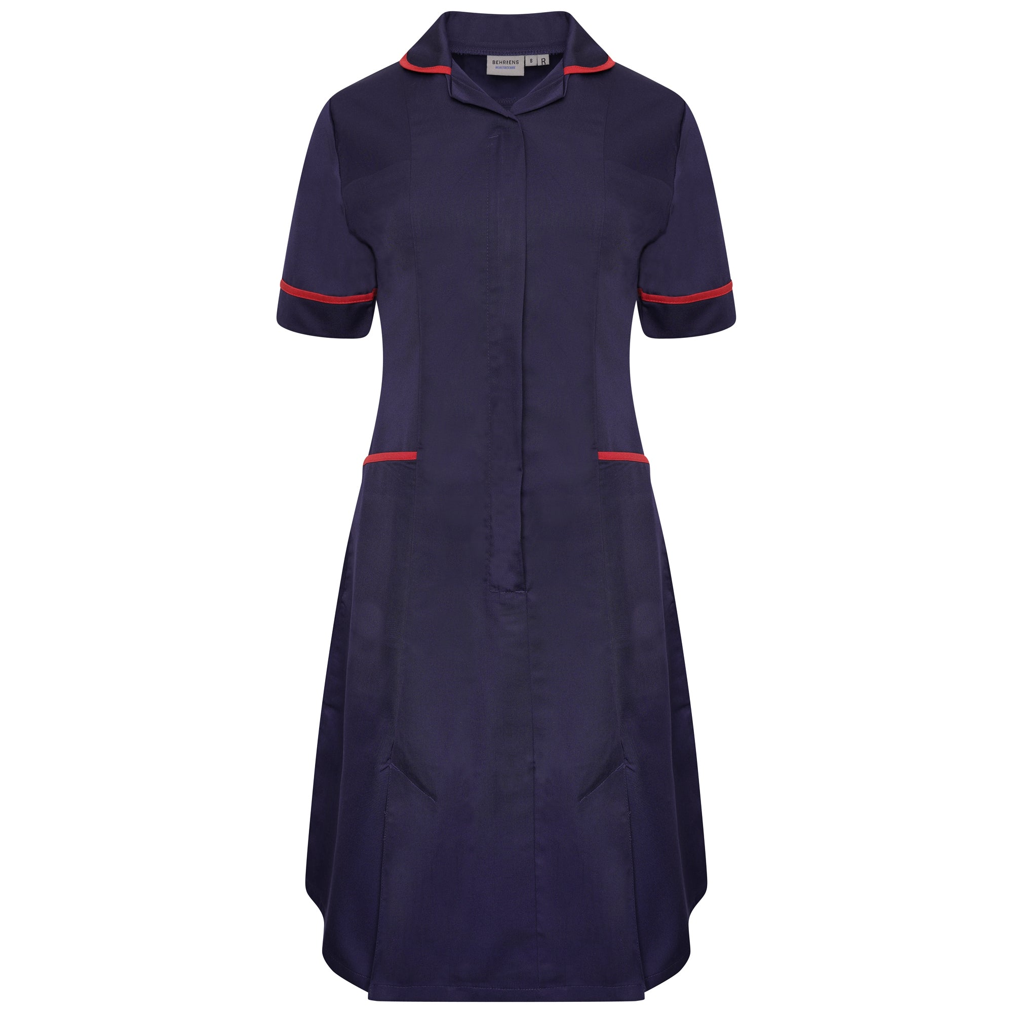 Behrens Ladies Dress With Round Collar Tall - 2