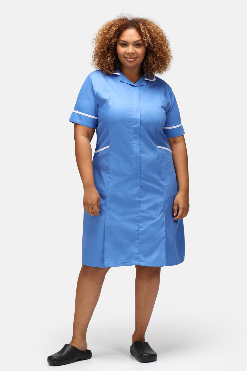 Behrens Ladies Dress With Round Collar Regular