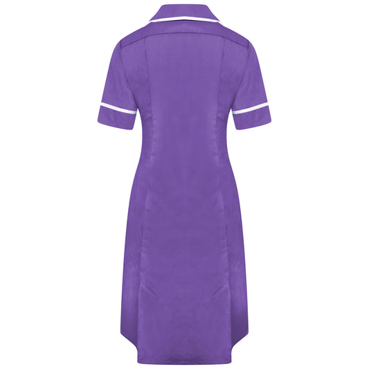 Behrens Ladies Dress With Round Collar Short - 3