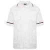 White/Maroon Trim