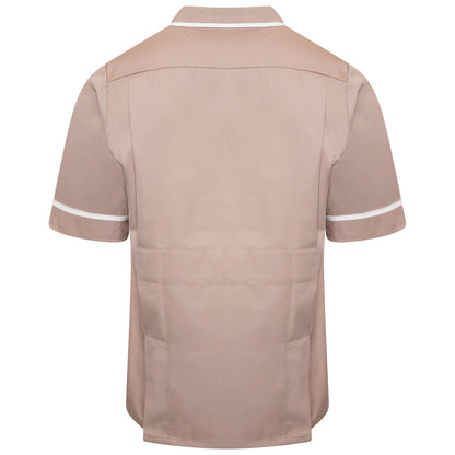 Behrens Male Tunic with revere collar concealed open-ended zip waterproof-lined left pocket key loop action back vents