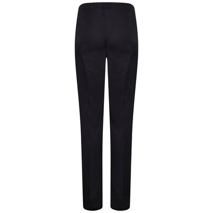 Behrens Ladies Professional Work Trousers soft jersey front elasticated adjustable maternity waistband 195gsm 65% polyester 35% cotton