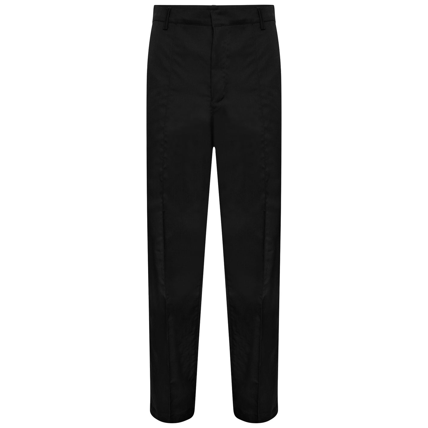 Behrens Male Trousers cotton-blend with sewn front pleats belt loops two side pockets and one back pocket