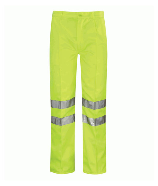 Omega Work Trouser - Reg Leg | Yellow - Eg Clothing UK