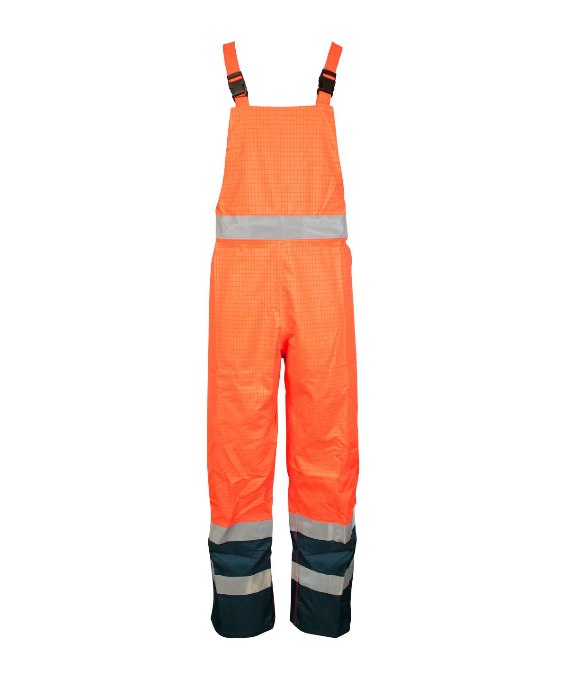 Plume Hydra Matrix Salopette hi-vis PU-coated 300D polyester with adjustable velcro ankles elasticated shoulder straps two-tone trim