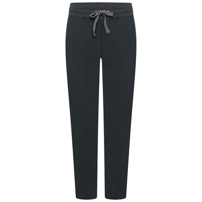 Soft Black Arlo Straight Leg Scrub Trouser - Beh-4956